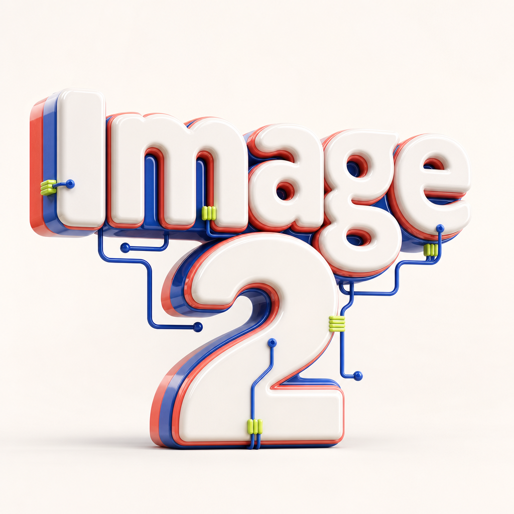 Image 2 立体字模型图